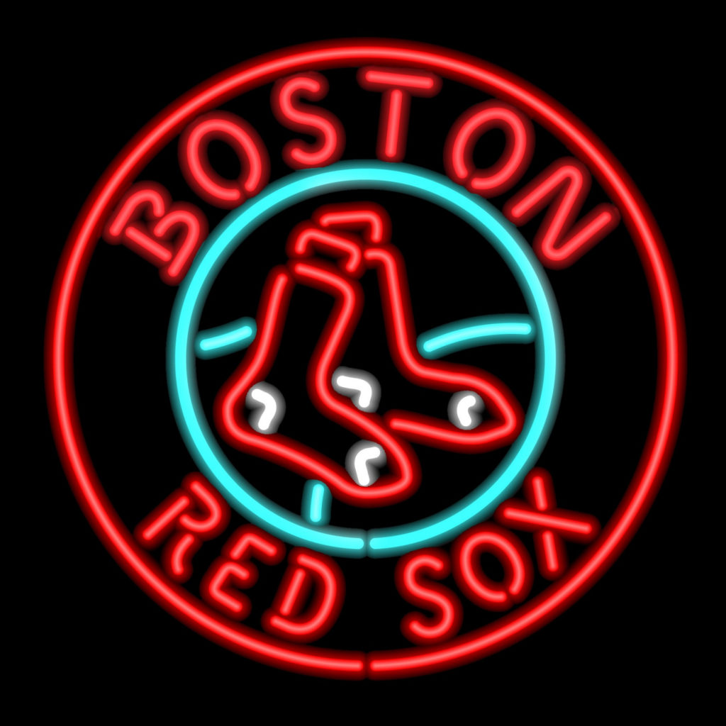 Boston Red Sox Neon Sign Mancave Goodies